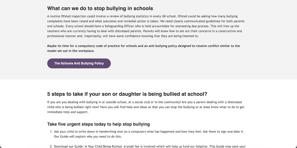 Bullying at School